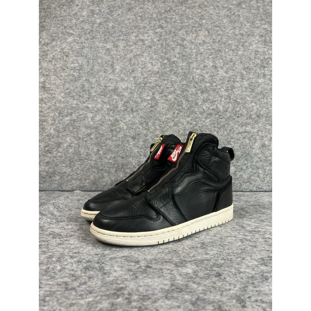 Size 9.5 - Air Jordan 1 Retro Zip High Black W